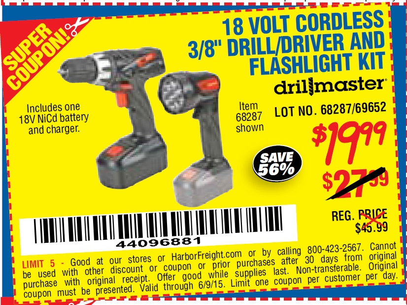 Harbor Freight Tools Coupon Database Free coupons, 25 percent off coupons, toolbox coupons