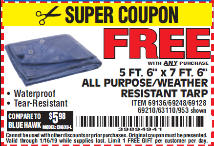 Harbor Freight Coupons Free Tools With No Purchase Induced Info