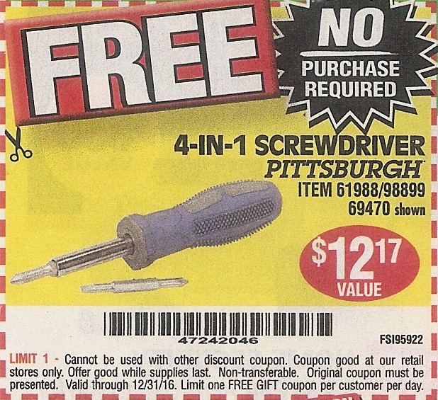 Harbor Freight Tools Coupon Database Free coupons, 25 percent off