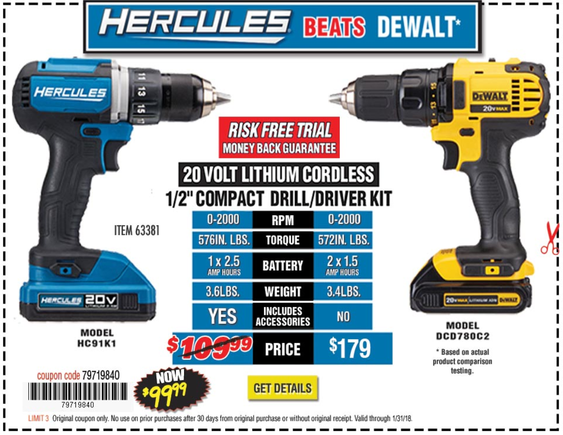 Harbor Freight Tools Coupon Database Free coupons, 25 percent off coupons, toolbox coupons