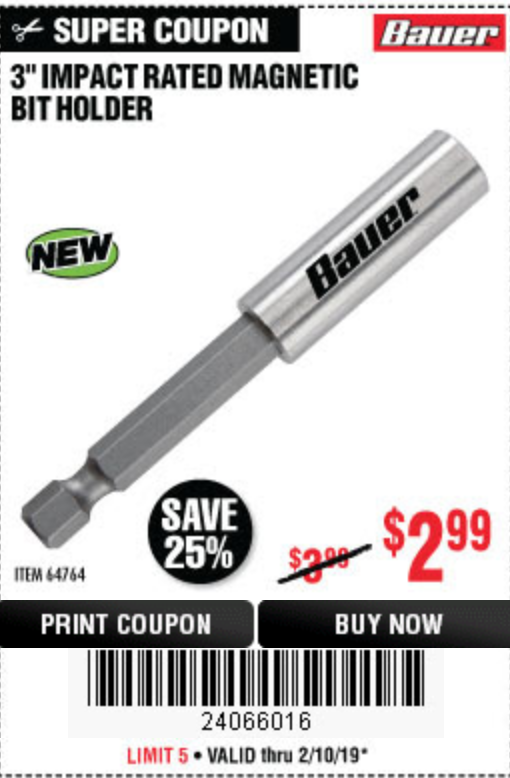 Harbor Freight Tools Coupon Database Free coupons, 25 percent off coupons, toolbox coupons 3