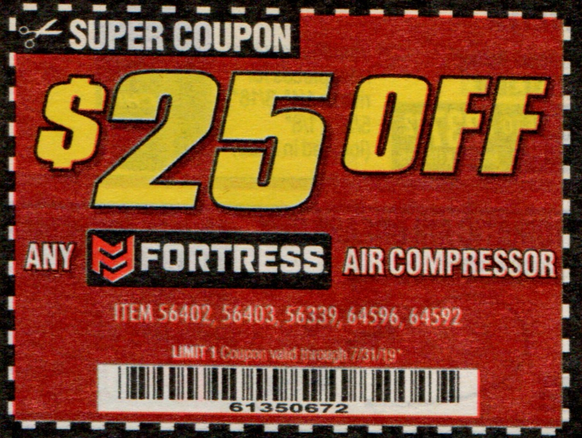 Harbor Freight Tools Coupon Database Free coupons, 25 percent off