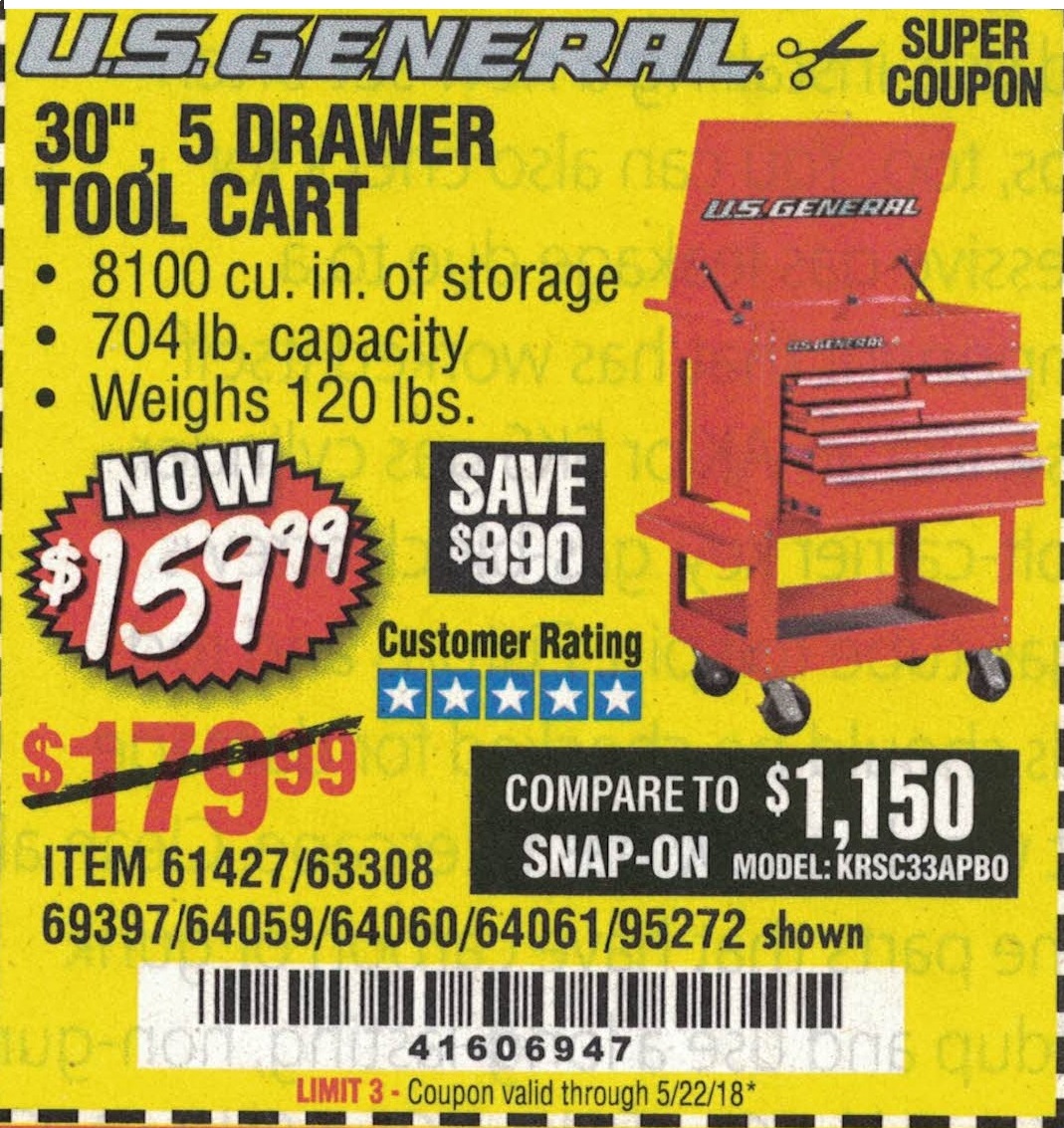 Another Thread About The New Series 2 Hf Tool Cart The Garage
