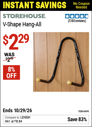 www.hfqpdb.com - STOREHOUSE V-SHAPE HANG-ALL Lot No. 38442/61430/61533/68995