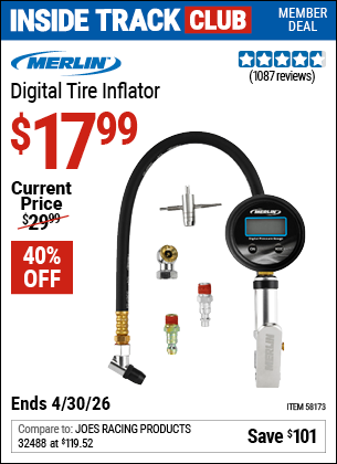 www.hfqpdb.com - MERLIN DIGITAL TIRE INFLATOR Lot No. 58173