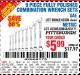 Harbor Freight Coupon 9 PIECE FULLY POLISHED COMBINATION WRENCH SETS Lot No. 63282/42304/69043/63171/42305/69044 Expired: 8/1/16 - $5.99