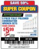 Harbor Freight Coupon 9 PIECE FULLY POLISHED COMBINATION WRENCH SETS Lot No. 63282/42304/69043/63171/42305/69044 Expired: 6/19/17 - $5.99