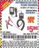 Harbor Freight Coupon AUTOMATIC BATTERY FLOAT CHARGER Lot No. 64284/42292/69594/69955 Expired: 11/21/15 - $5.99