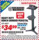 Harbor Freight ITC Coupon CENTRAL MACHINERY BENCH GRINDER PEDESTAL Lot No. 68321 Expired: 5/31/15 - $34.99