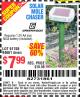Harbor Freight Coupon SOLAR MOLE CHASER Lot No. 61708/94661 Expired: 7/11/15 - $7.99