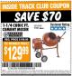 Harbor Freight ITC Coupon CENTRAL MACHINERY 1-1/4 CUBIC FT. CEMENT MIXER Lot No. 91907/91907 Expired: 6/16/15 - $129.99