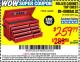 Harbor Freight Coupon 44" 8 DRAWER TOP TOOL CHEST Lot No. 62500/68787/69398 Expired: 7/24/16 - $259.99