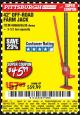 Harbor Freight Coupon 42" OFF-ROAD/FARM JACK Lot No. 6530/60668 Expired: 6/1/17 - $45.99