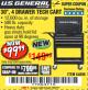 Harbor Freight Coupon 26/30", 4 DRAWER TOOL CART Lot No. 95659/61634/61952 Expired: 10/5/18 - $99.99
