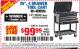 Harbor Freight Coupon 26/30", 4 DRAWER TOOL CART Lot No. 95659/61634/61952 Expired: 9/5/15 - $99.99