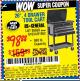Harbor Freight Coupon 26/30", 4 DRAWER TOOL CART Lot No. 95659/61634/61952 Expired: 10/5/15 - $98.88