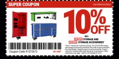 Harbor Freight Coupon 10 percent off coupon expires: 2/12/23