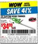 Harbor Freight Coupon 22" ELECTRIC HEDGE TRIMMER Lot No. 62339/62630 Expired: 5/18/15 - $34.99