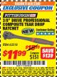 Harbor Freight ITC Coupon 3/8" DRIVE PROFESSIONAL COMPOSITE TEAR DROP RATCHET Lot No. 62318 Expired: 8/31/17 - $11.99