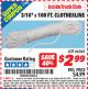 Harbor Freight ITC Coupon 3/16" x 100 FT. CLOTHESLINE Lot No. 66565 Expired: 6/30/15 - $2.99