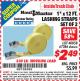 Harbor Freight ITC Coupon HAUL-MASTER 1 IN. X 12 FT. LASHING STRAPS 2 PACK Lot No. 67386/63053 Expired: 6/30/15 - $2.49