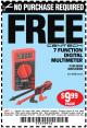 Harbor Freight FREE Coupon 7 FUNCTION DIGITAL MULTIMETER Lot No. 30756 Expired: 2/14/15 - NPR