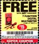 Harbor Freight FREE Coupon 7 FUNCTION DIGITAL MULTIMETER Lot No. 30756 Expired: 3/26/16 - FWP