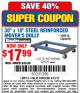 Harbor Freight Coupon 30" x 18" STEEL REINFORCED MOVER'S DOLLY Lot No. 61167/69566/93525 Expired: 6/15/15 - $17.99