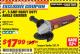 Harbor Freight ITC Coupon 4" HEAVY DUTY ANGLE GRINDER Lot No. 60373/91222 Expired: 10/31/17 - $17.99
