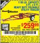 Harbor Freight Coupon 1195 LB. CAPACITY 4 FT. x 8 FT. HEAVY DUTY FOLDABLE UTILITY TRAILER Lot No. 62170/62648/62666/90154 Expired: 10/17/15 - $259.99