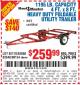 Harbor Freight Coupon 1195 LB. CAPACITY 4 FT. x 8 FT. HEAVY DUTY FOLDABLE UTILITY TRAILER Lot No. 62170/62648/62666/90154 Expired: 10/18/15 - $259.99