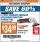 Harbor Freight ITC Coupon 12 VOLT LITHIUM-ION VARIABLE SPEED MULTIFUNCTION POWER TOOL Lot No. 67707/68012 Expired: 12/12/17 - $34.99