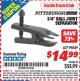 Harbor Freight ITC Coupon 3/4" BALL JOINT SEPARATOR Lot No. 99849 Expired: 1/31/16 - $14.99