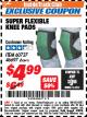 Harbor Freight ITC Coupon SUPER FLEXIBLE KNEE PADS Lot No. 46697/60737 Expired: 4/30/18 - $4.99