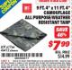 Harbor Freight ITC Coupon 9 FT. 4" x 11 FT. 4" CAMOUFLAGE WEATHER RESISTANT TARP Lot No. 46412/61766 Expired: 9/30/15 - $7.99