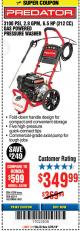 Harbor Freight Coupon 3100 PSI, 2.8 GPM 6.5 HP (212 CC) GAS POWERED PRESSURE WASHERS WITH 25 FT. HOSE Lot No. 62200/62214 Expired: 3/25/18 - $349.99