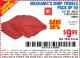 Harbor Freight Coupon MECHANIC'S SHOP TOWELS PACK OF 50 Lot No. 46163/61837/61878/69649/68442 Expired: 6/9/15 - $9.99