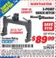 Harbor Freight ITC Coupon 3-POINT QUICK HITCH Lot No. 97214 Expired: 11/30/15 - $89.99