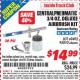 Harbor Freight ITC Coupon 3/4 OZ. DELUXE AIRBRUSH KIT Lot No. 69492/95810 Expired: 8/31/15 - $14.99