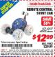 Harbor Freight ITC Coupon REMOTE CONTROL STUNT CAR Lot No. 56166 Expired: 8/31/15 - $12.99