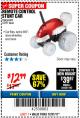 Harbor Freight Coupon REMOTE CONTROL STUNT CAR Lot No. 56166 Expired: 12/31/17 - $12.99