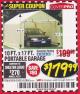 Harbor Freight Coupon COVERPRO 10 FT. X 17 FT. PORTABLE GARAGE Lot No. 62859, 63055, 62860 Expired: 3/31/18 - $179.99