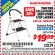 Harbor Freight ITC Coupon TWO TIER EASY-STORE STEP LADDER Lot No. 67514 Expired: 1/31/16 - $19.99