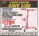 Harbor Freight Coupon 150 LB. CAPACITY DRYWALL/PANEL HOIST Lot No. 62484/69377 Expired: 9/30/15 - $179.99
