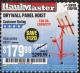 Harbor Freight Coupon 150 LB. CAPACITY DRYWALL/PANEL HOIST Lot No. 62484/69377 Expired: 2/28/17 - $179.99