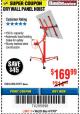Harbor Freight Coupon 150 LB. CAPACITY DRYWALL/PANEL HOIST Lot No. 62484/69377 Expired: 4/1/18 - $169.99