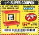 Harbor Freight Coupon 16" x 30" TWO SHELF STEEL SERVICE CART Lot No. 5107/60390 Expired: 10/1/17 - $29.99
