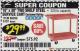 Harbor Freight Coupon 16" x 30" TWO SHELF STEEL SERVICE CART Lot No. 5107/60390 Expired: 2/1/18 - $29.99