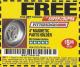 Harbor Freight FREE Coupon 4" MAGNETIC PARTS HOLDER Lot No. 62535/90566 Expired: 7/31/17 - FWP