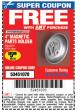 Harbor Freight FREE Coupon 4" MAGNETIC PARTS HOLDER Lot No. 62535/90566 Expired: 8/31/17 - FWP